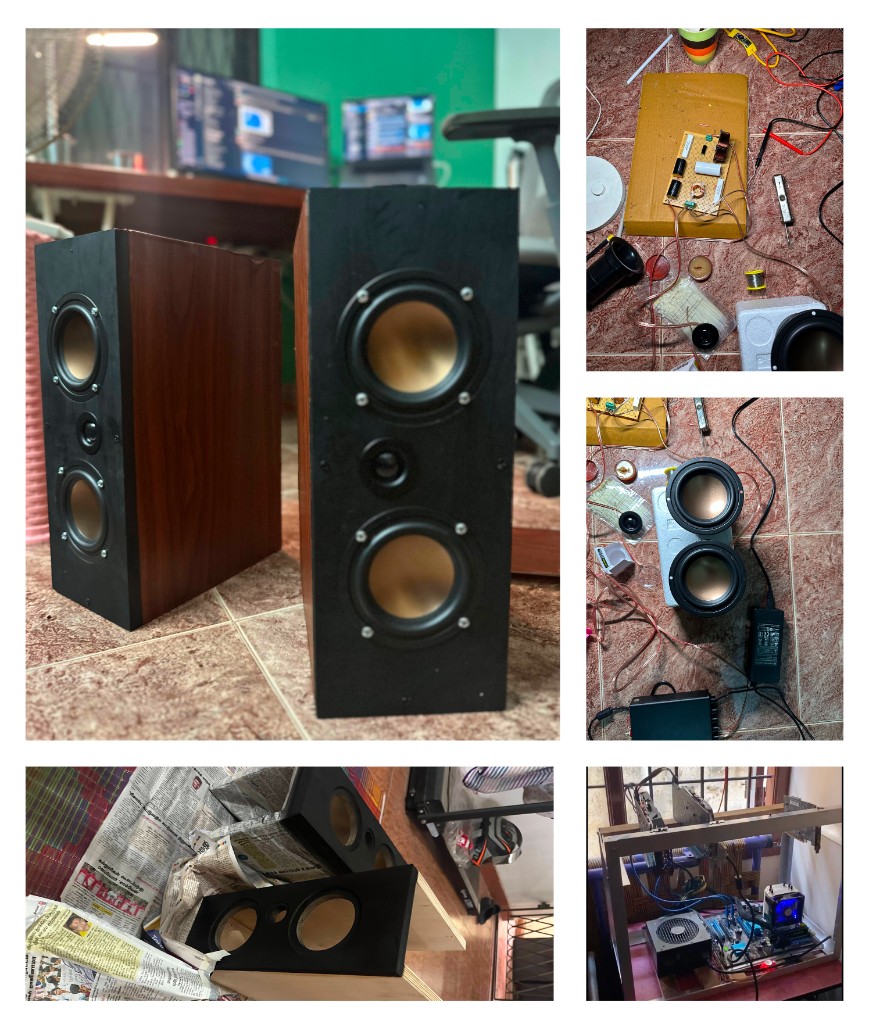 Suriya's DIY speaker builds and PC setup